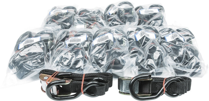 Fire Power 21262BULK 1in. Economy Tie-Downs (10/Pairs) - Black