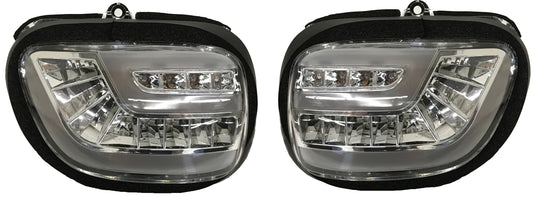 Pathfinder G18DTC LED Front Turn Signal Kit - Clear