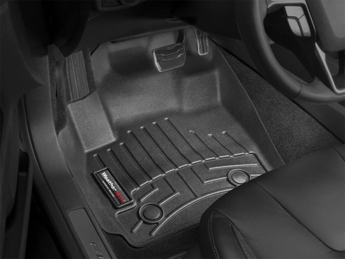 Weathertech 44324-1-4 WT FloorLiner - Front - Blk