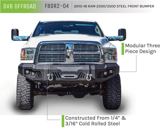 Dv8 Offroad FBDR2-04 DVE Front Bumpers