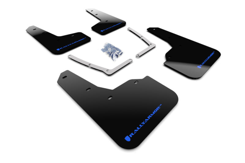 Load image into Gallery viewer, Rally Armor MF50-UR-BLK/BL RAL UR Blk Flap/Blue Logo
