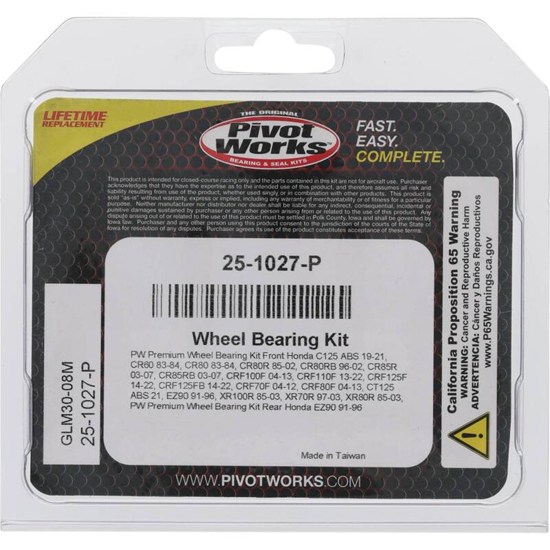 Load image into Gallery viewer, Pivot Works 25-1027-P PIV Wheel Bearing Kit
