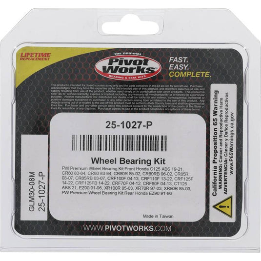 Pivot Works 25-1027-P PIV Wheel Bearing Kit