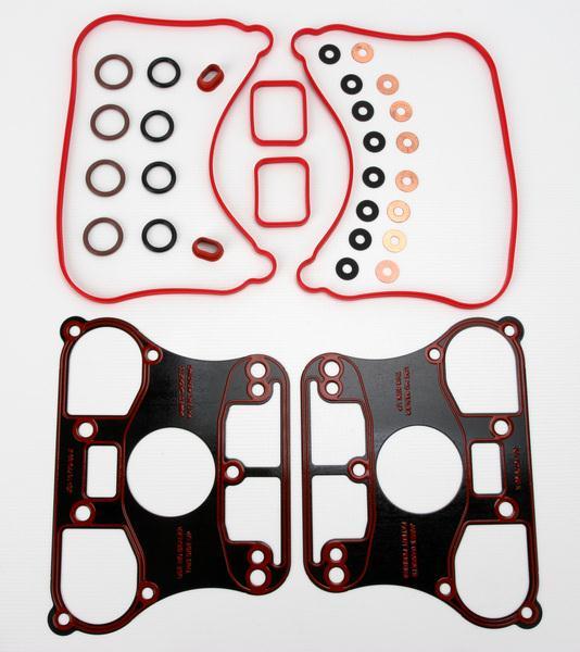 James Gasket 17030-07-X Rocker Cover Gasket Kit with Metal Rocker Base Gaskets