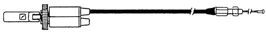 Spi 05-146-04 Single Universal Choke Cable - 28in.