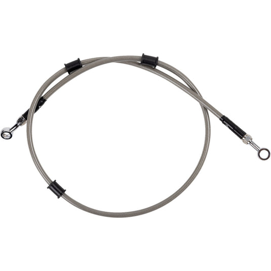 Moose Racing Y01-1-023/P Stainless Steel Braided Brake Line