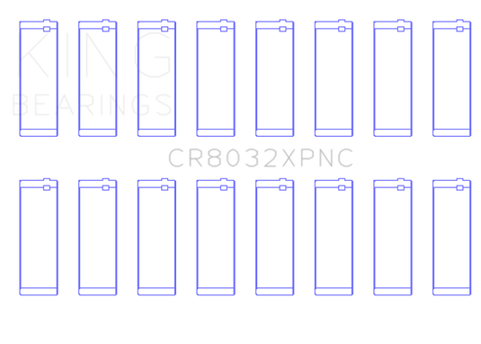 King Engine Bearings CR8032XPNC KING Connecting Rod Bearings