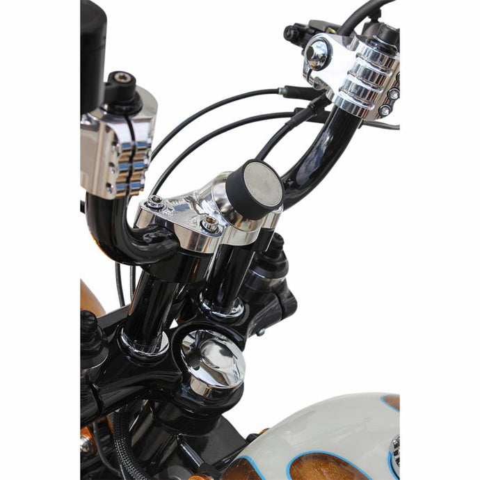 Klock Werks KWD-02-0384 iOmounts Handlebar Clamp Mount Kit - Chrome