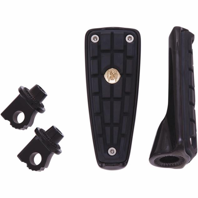Ciro 61026 CMX Footpegs with Male Mount - Black