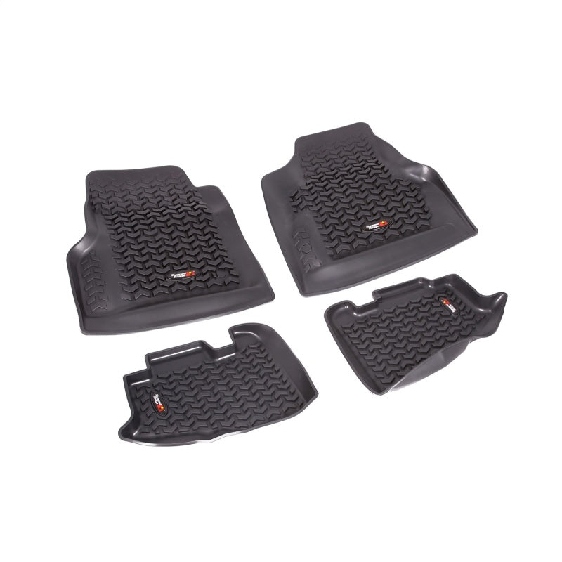 Load image into Gallery viewer, Rugged Ridge 12987.10 RUG Floor Liners - Black
