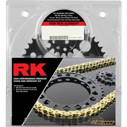 Rk 4107-090EX OEM Replacement Chain and Sprocket Kit - Natural