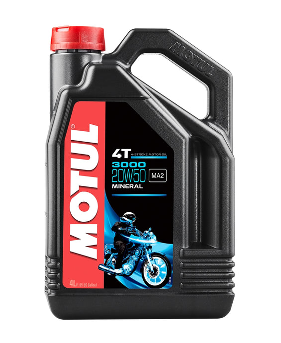 Motul 107319 300 4T Petroleum Oil 20W50 - 4lt