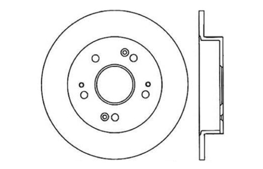 Stoptech 128.40040R ST Drilled Sport Brake Rotors