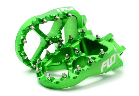 Flo Motorsports FPEG-792G Pro Series Footpegs - Green