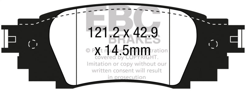 Load image into Gallery viewer, Ebc DP43080R EBC Yellowstuff Brake Pad Sets
