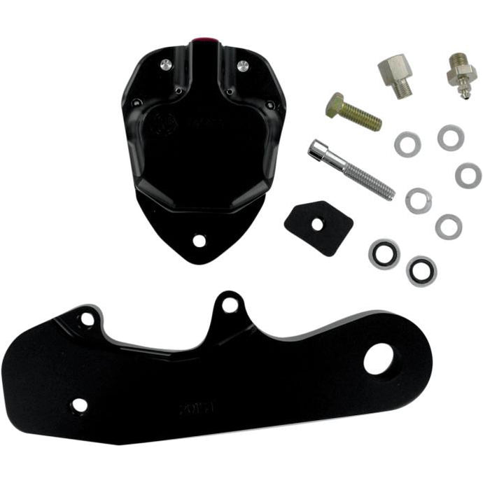 Gma Engineering GMA-201STSB 2-Piston Custom Rear Brake B-Caliper Kit - Smooth Black