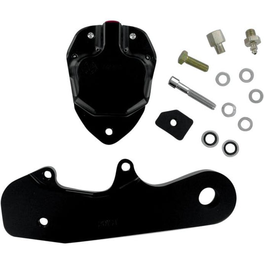 Gma Engineering GMA-201STSB 2-Piston Custom Rear Brake B-Caliper Kit - Smooth Black