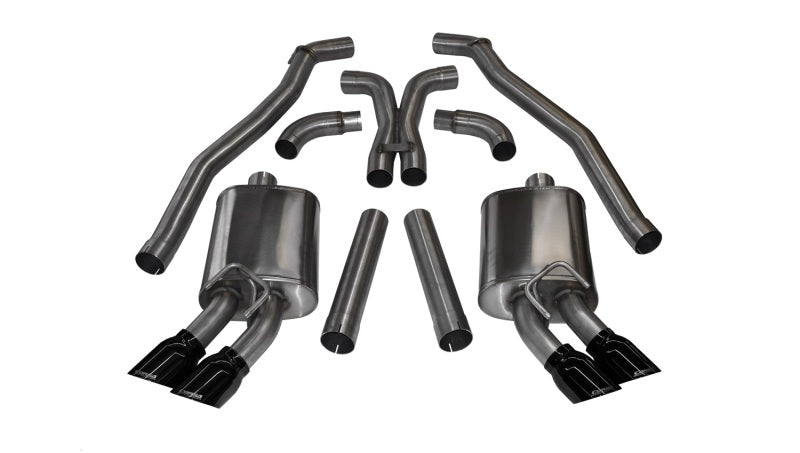 Load image into Gallery viewer, Corsa Performance 14971BLK COR Cat-Back + X-Pipe Sport
