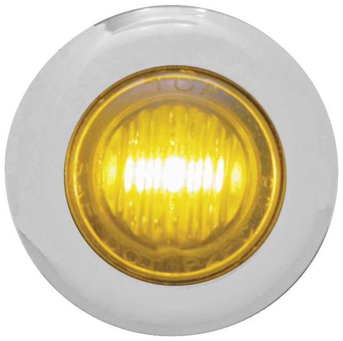 Pro-One Performance 402160 LED Mini Marker Light - Amber LED - Clear Lens