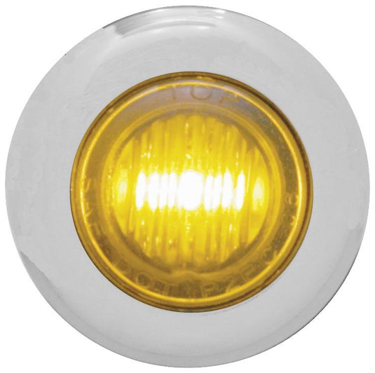 Pro-One Performance 402160 LED Mini Marker Light - Amber LED - Clear Lens