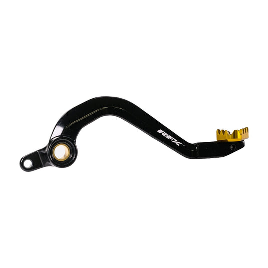 Rfx FXRB 30301 99YL Pro Series Rear Brake Pedal with Hard Anodized Solid Tip - Yellow