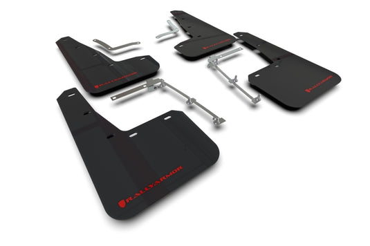Rally Armor MF74-UR-BLK/RD RAL UR Blk Flap/Rd Logo