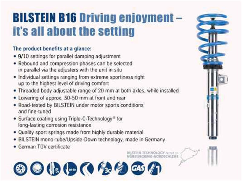 Load image into Gallery viewer, Bilstein 49-246988 BIL B16 Series Suspension Kits
