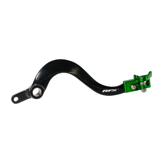 Rfx FXRB 20200 99GN Pro Series Rear Brake Pedal with Folding Tip - Green