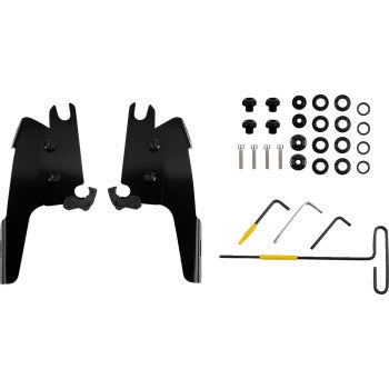 Memphis Shades MEB2071 Batwing Fairing for Trigger-Lock Mounting Kit - Black