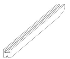 Spi-Sport Part 228-55-80 Tunnel Protectors - UHMW - 54.92in.