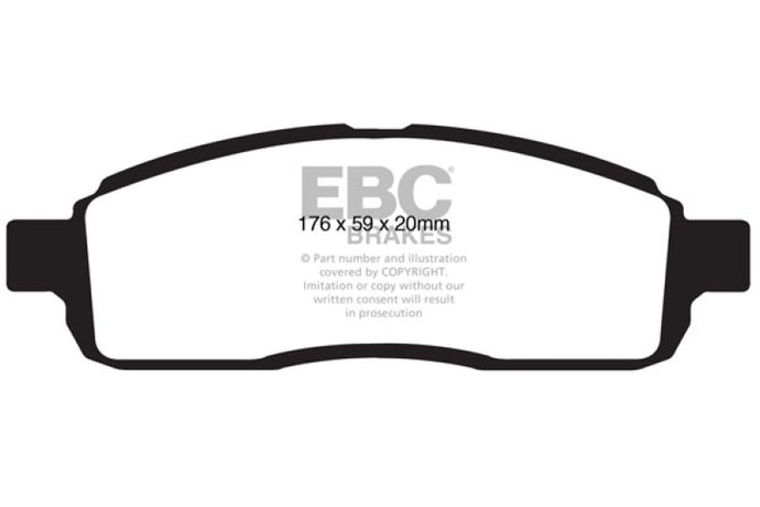 Ebc DP61843 EBC Greenstuff Brake Pad Sets