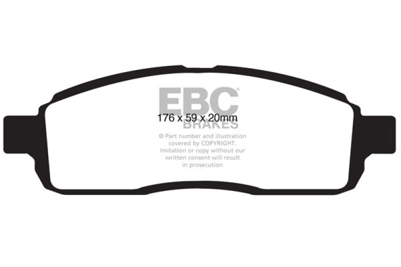Load image into Gallery viewer, Ebc DP61843 EBC Greenstuff Brake Pad Sets
