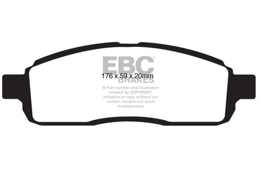 Ebc DP61843 EBC Greenstuff Brake Pad Sets