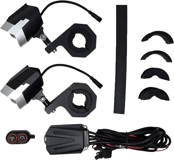 Pathfinder PL80WRS Wireless Remote for Dual Switchback LED Light - Silver/Black