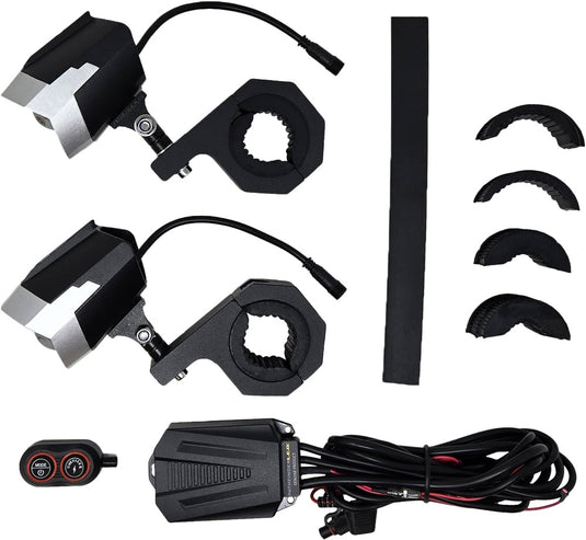 Pathfinder PL80WRS Wireless Remote for Dual Switchback LED Light - Silver/Black