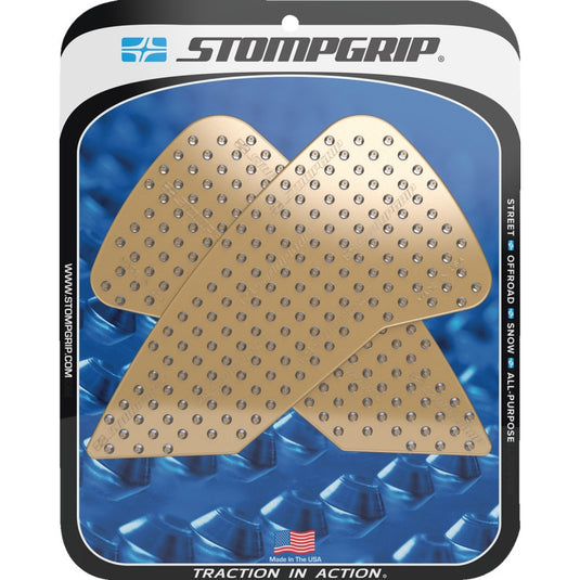 Stompgrip 55-10-0189C Volcano Profile Traction Tank Grip - Street - Clear