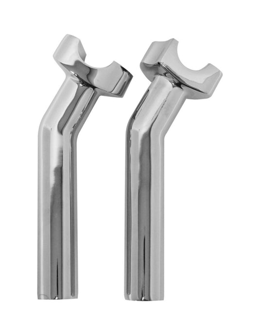 Harddrive 04-520 Forged Pullback Handlebar Risers - 6-1/2in. Rise - Chrome