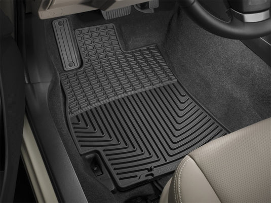 Weathertech W172 WT Rubber Mats - Front - Blk