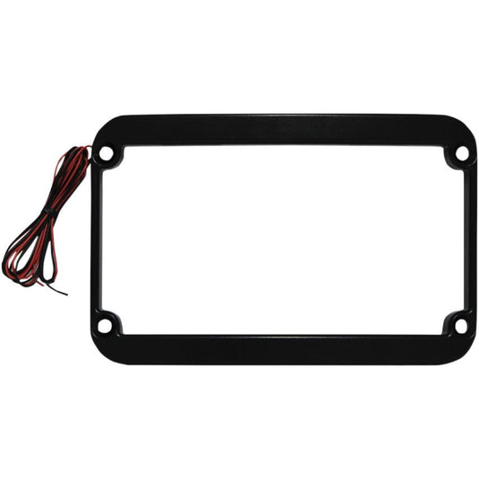 Klock Werks KWS-01-0088-B Lighted License Plate Frame - Black
