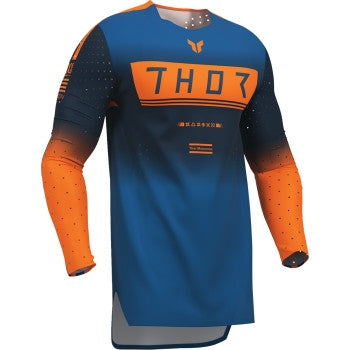 Thor Sportmode Geo Jersey (Medium, Midnight/Blue)