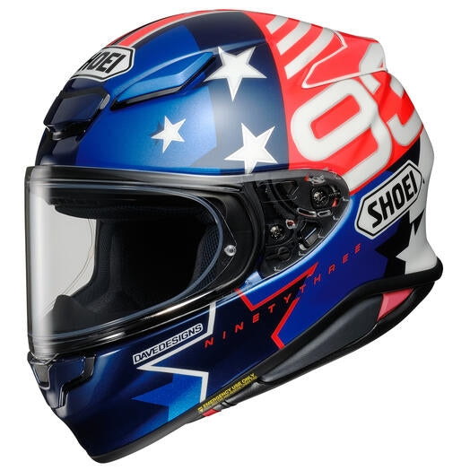 Shoei RF-1400 Marquez American Spirit Helmet TC-10 Blue
