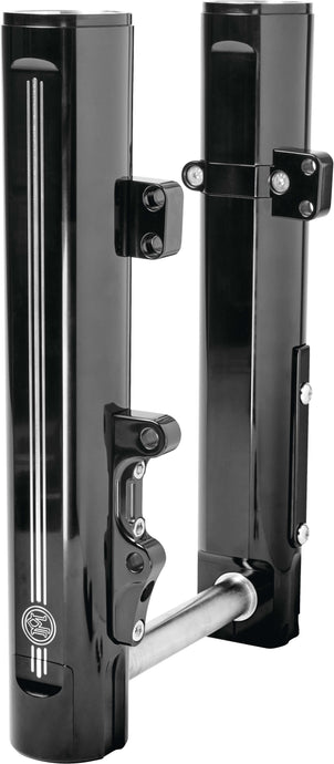 Performance Machine 0208-2178-BM Fork Leg Kit for Stock or Performance Machine Calipers - Single Disc - Contrast Cut