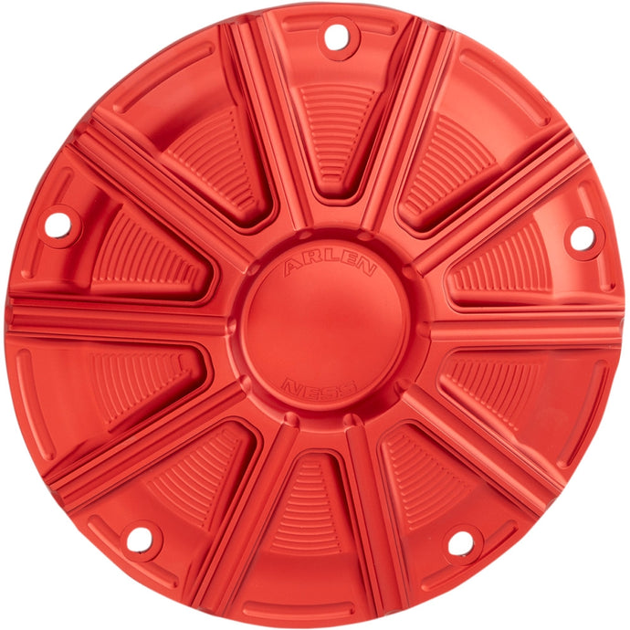 Arlen Ness 700-022 Derby Cover - 10-Gauge - Red Anodized