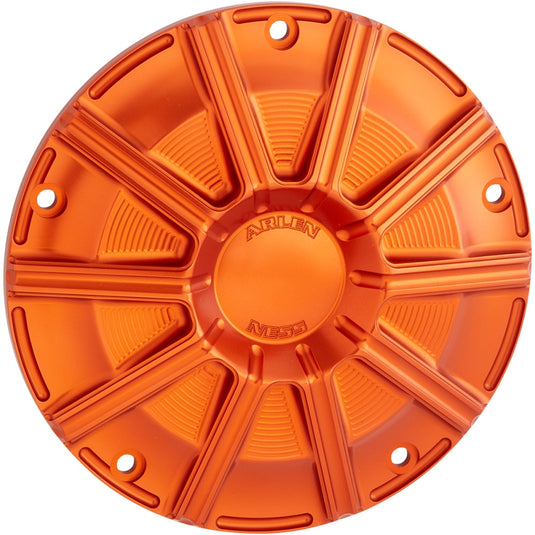 Arlen Ness 700-005 Derby Cover - 10-Gauge - Orange Anodized