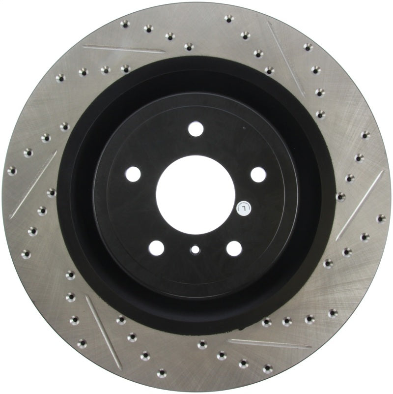 Load image into Gallery viewer, Stoptech 127.42100L ST Slot &amp; Drill Brake Rotors
