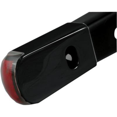 Alloy Art SPSL-2B Fender Strut LED Marker Lights - Black Anodized with Red LED - Smoke Lens