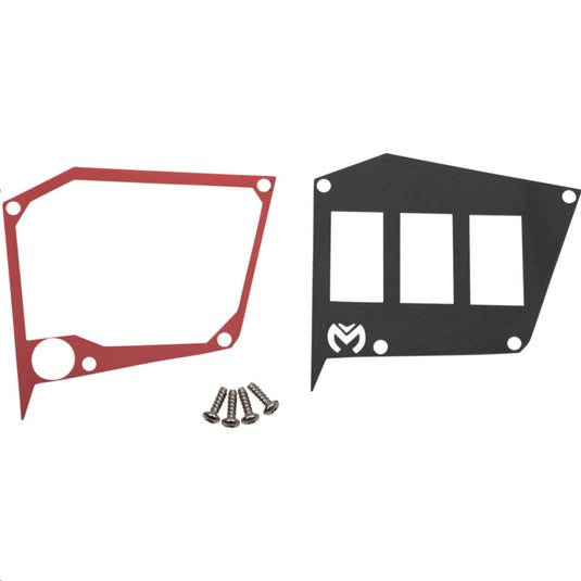 Moose Utility 100-5068-PU Switch Dash Plate - Red