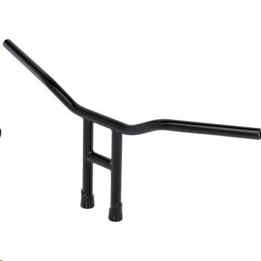 Biltwell Inc. 6222-2016 1in. Tyson 12in. Slotted Handlebar - Black Electroplated