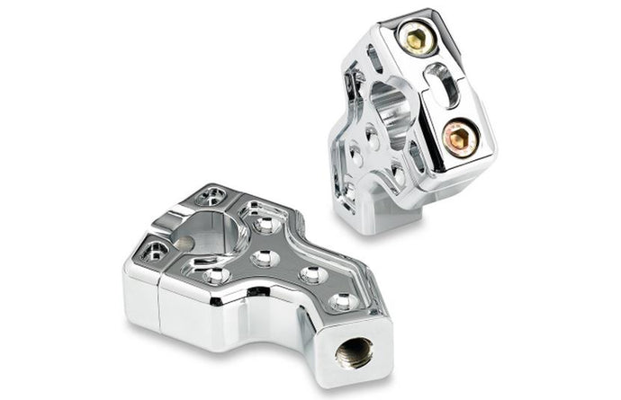 Joker Machine 03-866C Pullback Handlebar Risers - Chrome-Plated