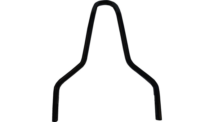 Drag Specialties 1501-0778 Round Tappered Sissy Bar - 11in. - Gloss Black